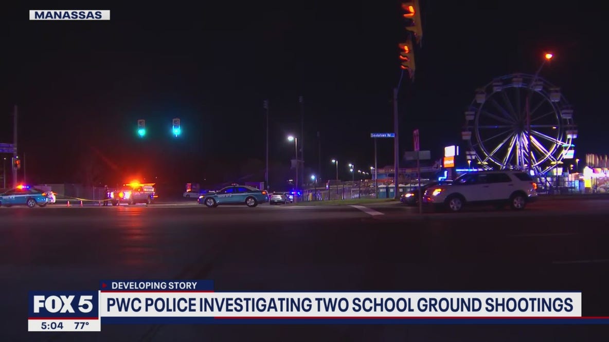 PWC Police investigating two school ground shootings